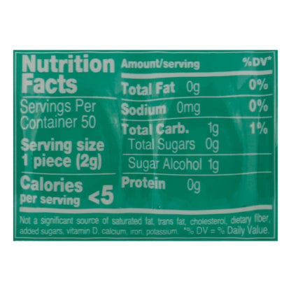 Mentos Pure Fresh Sugarfree Spearmint Gum 50 Pieces