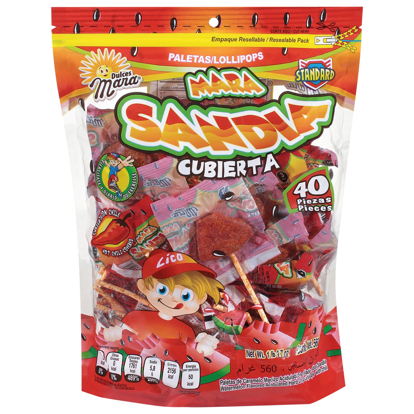 Mara Sandia Lollipops 40 Each