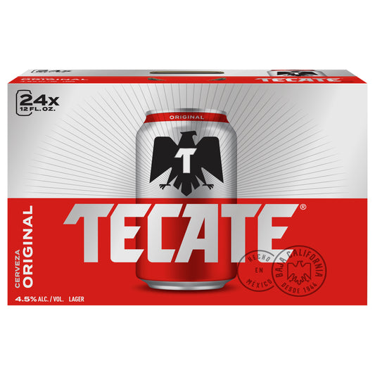 Tecate Original Beer 24 - 12 fl oz Cans