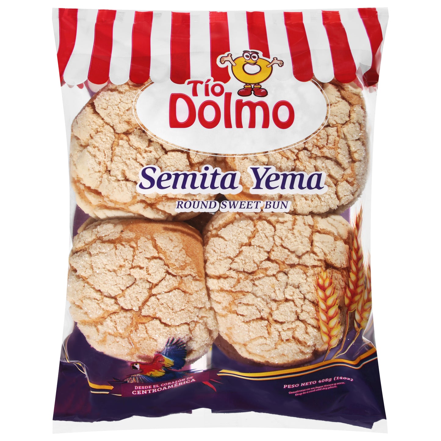 Tio Dolmo Round Sweet Bun 408 g