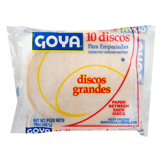 Goya Grandes Empanadas Discos 10 c/u