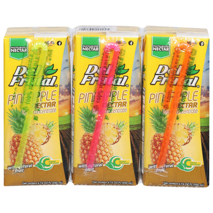Néctar de piña Del Frutal a partir de concentrado 3 - Cajas de 200 ml