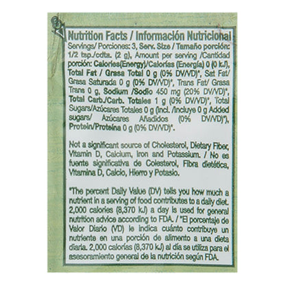 Malher Garlic Salt Powder 12 - 0.21 oz Packets