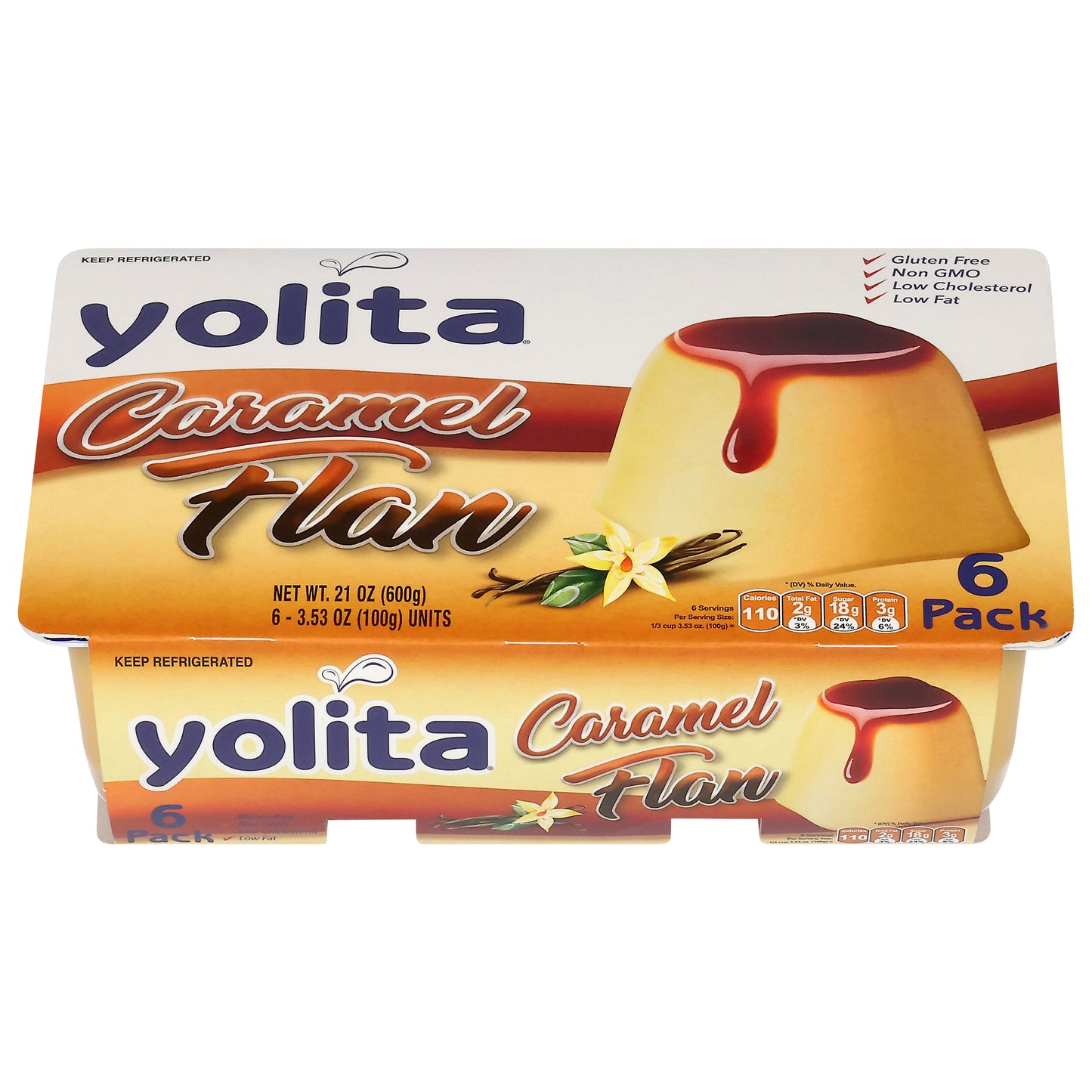 Yolita Caramel Flan 6 - 3.53 oz ea