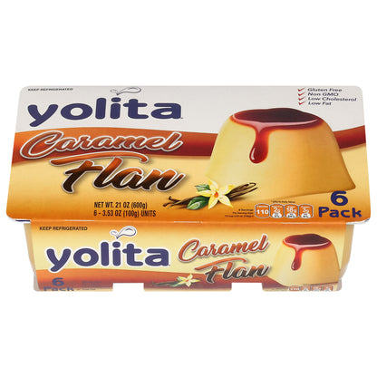 Yolita Caramel Flan 6 - 3.53 oz ea