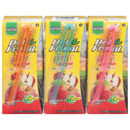 Del Frutal a partir de concentrado de néctar de manzana 3 Brick 3 - 6.76 fl oz Bricks