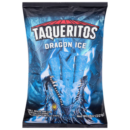 Yummies Taqueritos Dragon Ice Corn Tortilla Chips 8 oz