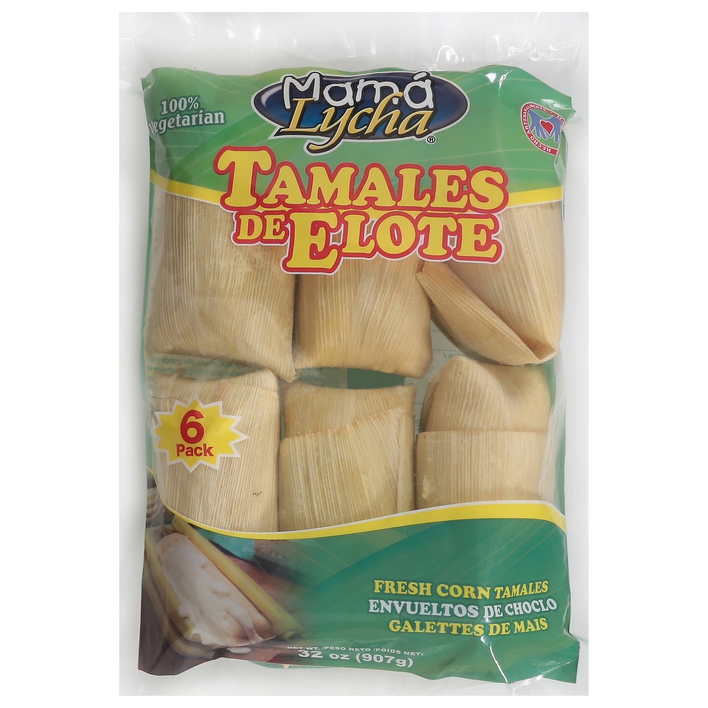 Mama Lycha Fresh Corn Tamales 6 ea