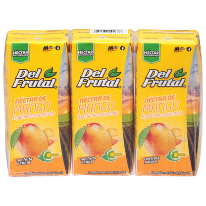 Del Frutal Néctar de Mango 3 - Paquetes de 6.76 oz