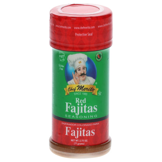 Chef Merito Hot Picoso Red Fajitas Seasoning 2.75 oz