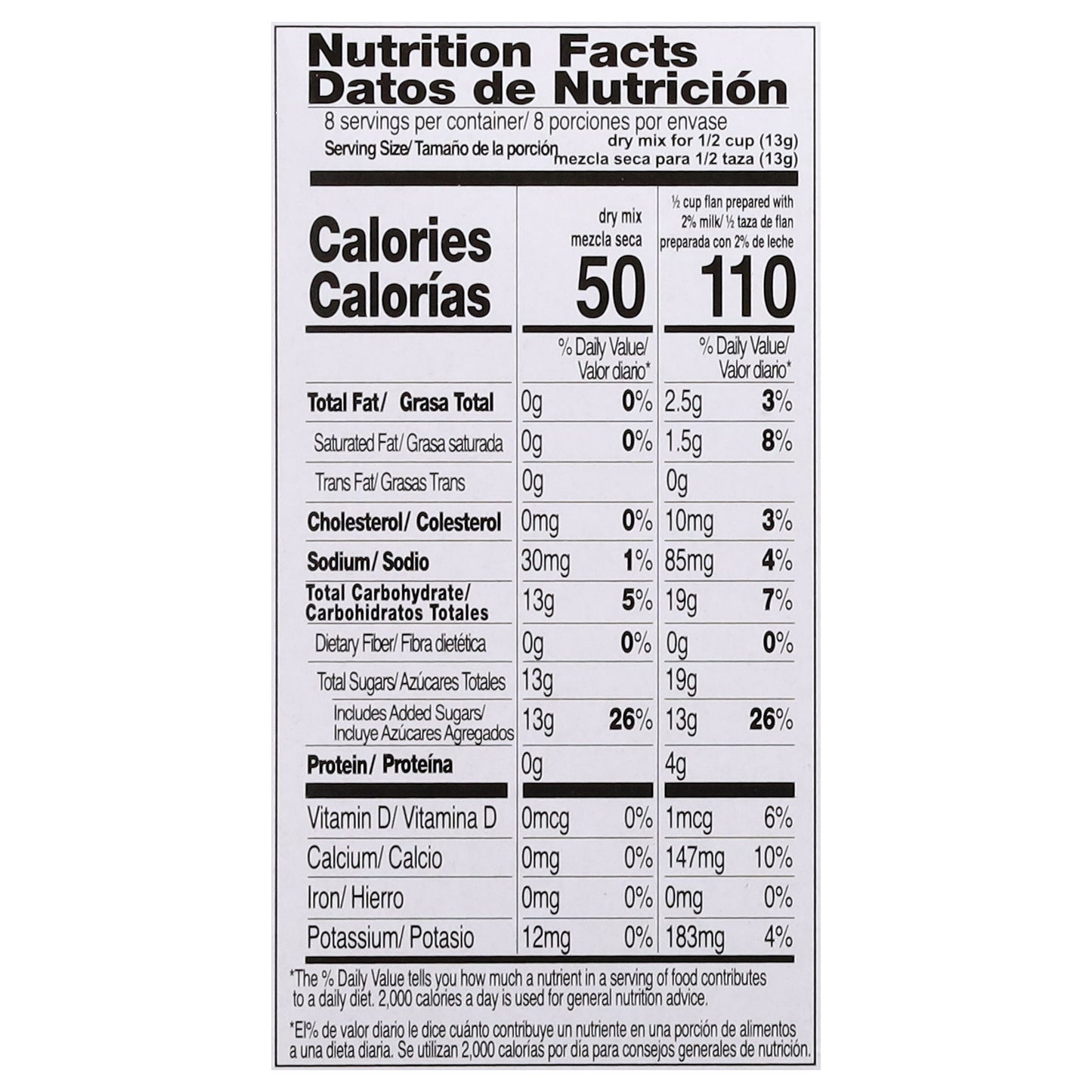 Flan Royal tamaño familiar de 3.81 onzas