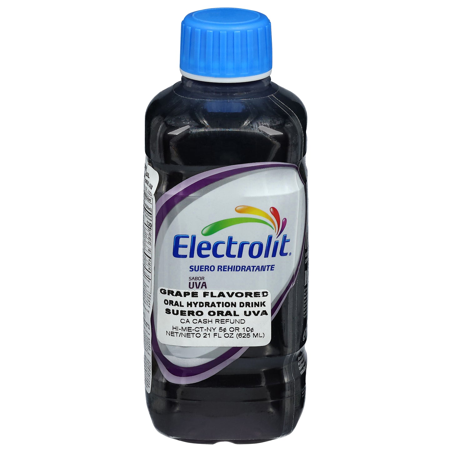Bebida hidratante oral Electrolit sabor uva 21 onzas líquidas