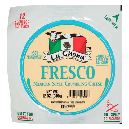 La Chona® Fresco Mexican Style Crumbling Cheese 12 oz. Pack