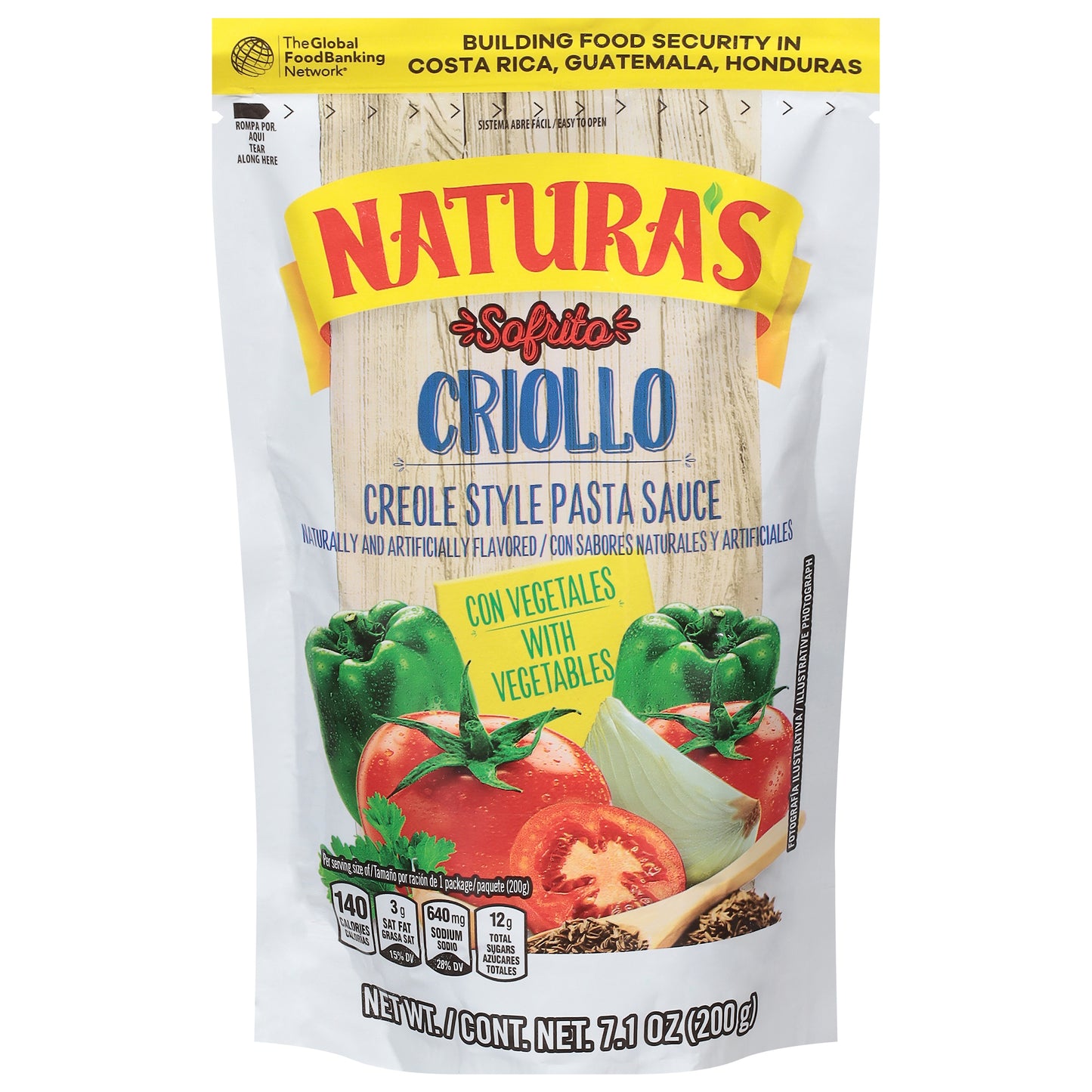 Natura's Sofrito Creole Style Criollo Pasta Sauce 7.1 oz