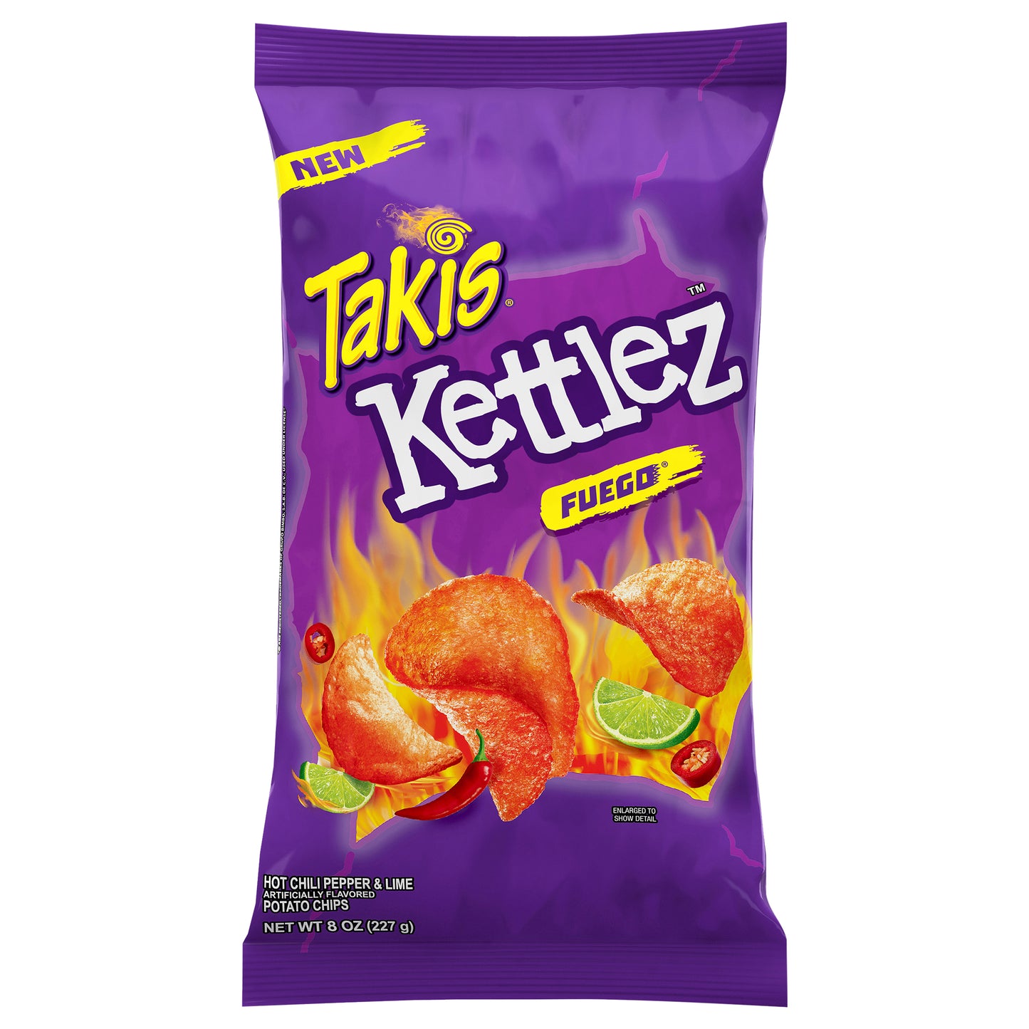 Takis Kettlez Fuego Patatas Fritas 8 oz