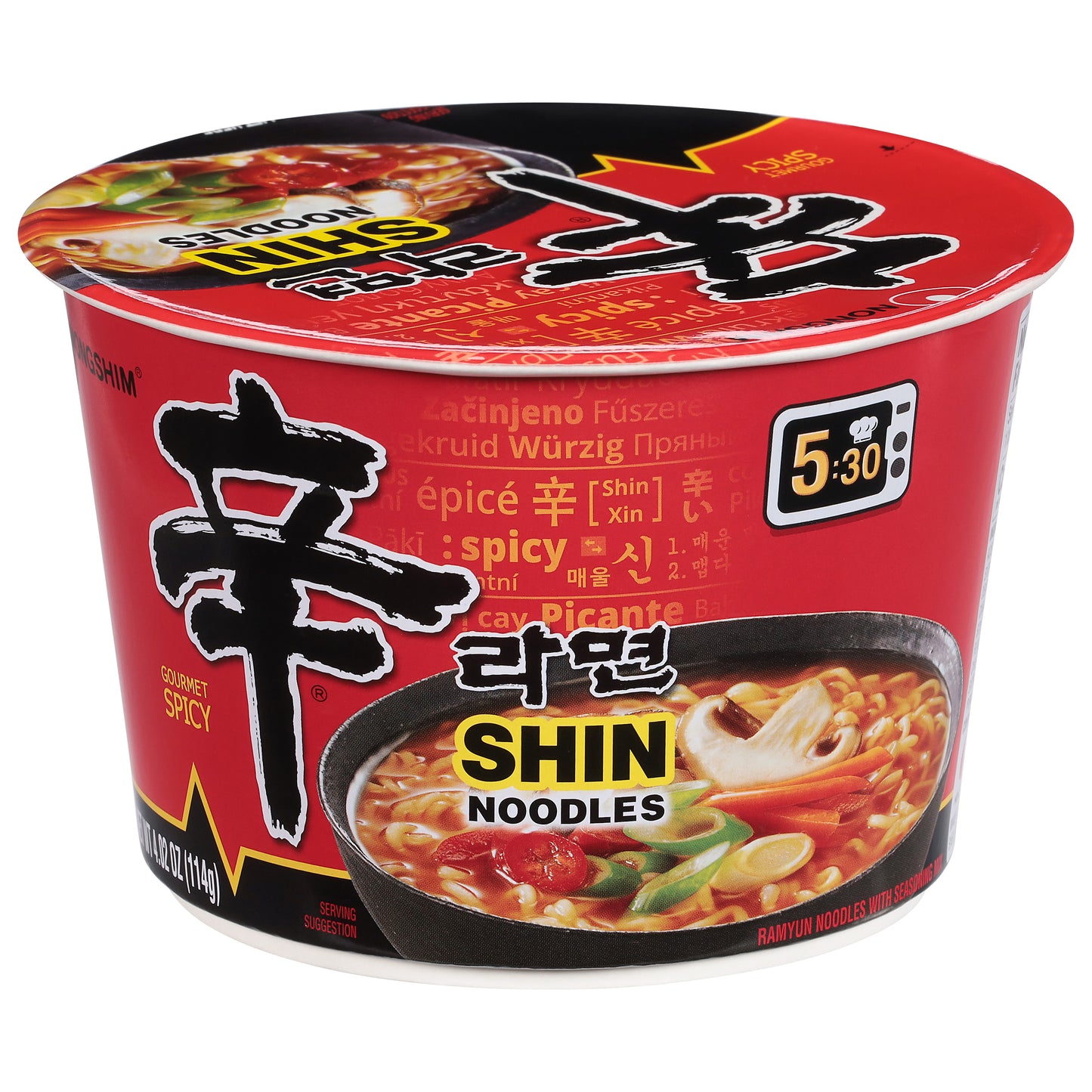 Nongshim Gourmet Spicy Shin Noodles 4.02 oz