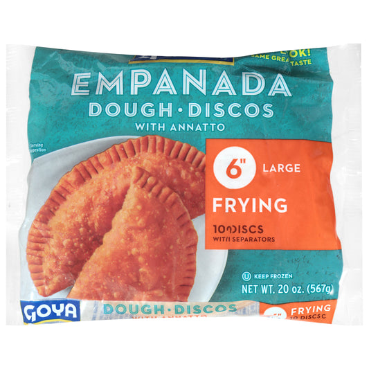 Goya Frying Discs 6 Inch Large Empanada 10 Each