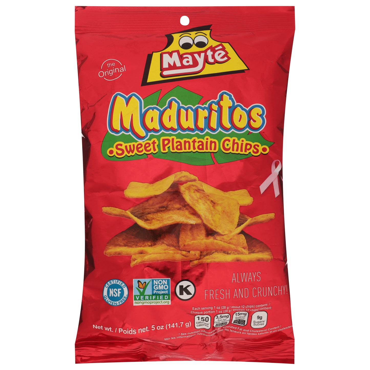 Mayte Sweet Plantain Chips 5 oz