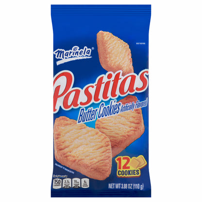 Marinela Pastitas Galletas De Mantequilla 12 Galletas 12 c/u