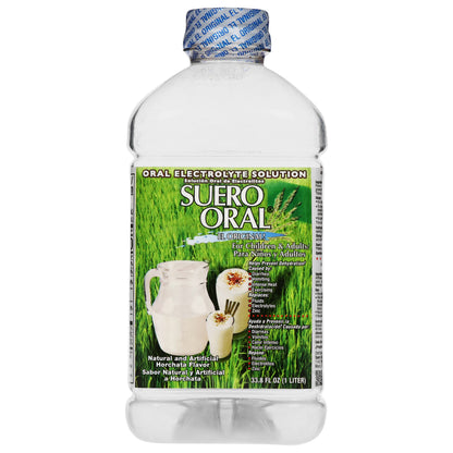 Suero Oral Solución de Electrolitos Orales Sabor Horchata 33.8 fl oz
