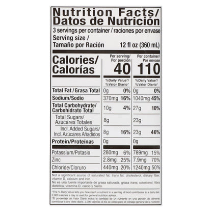 Suero Oral Natural Apple Flavor Oral Electrolyte Solution 33.8 fl oz