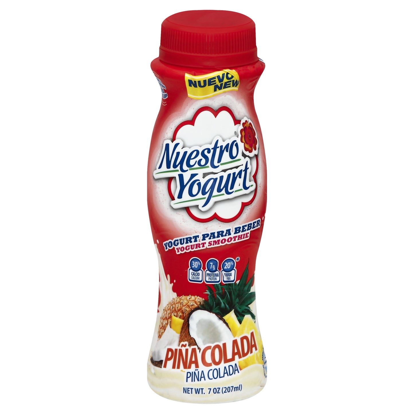Nuestro Queso Pinacolada Yogurt Smoothie 7 oz
