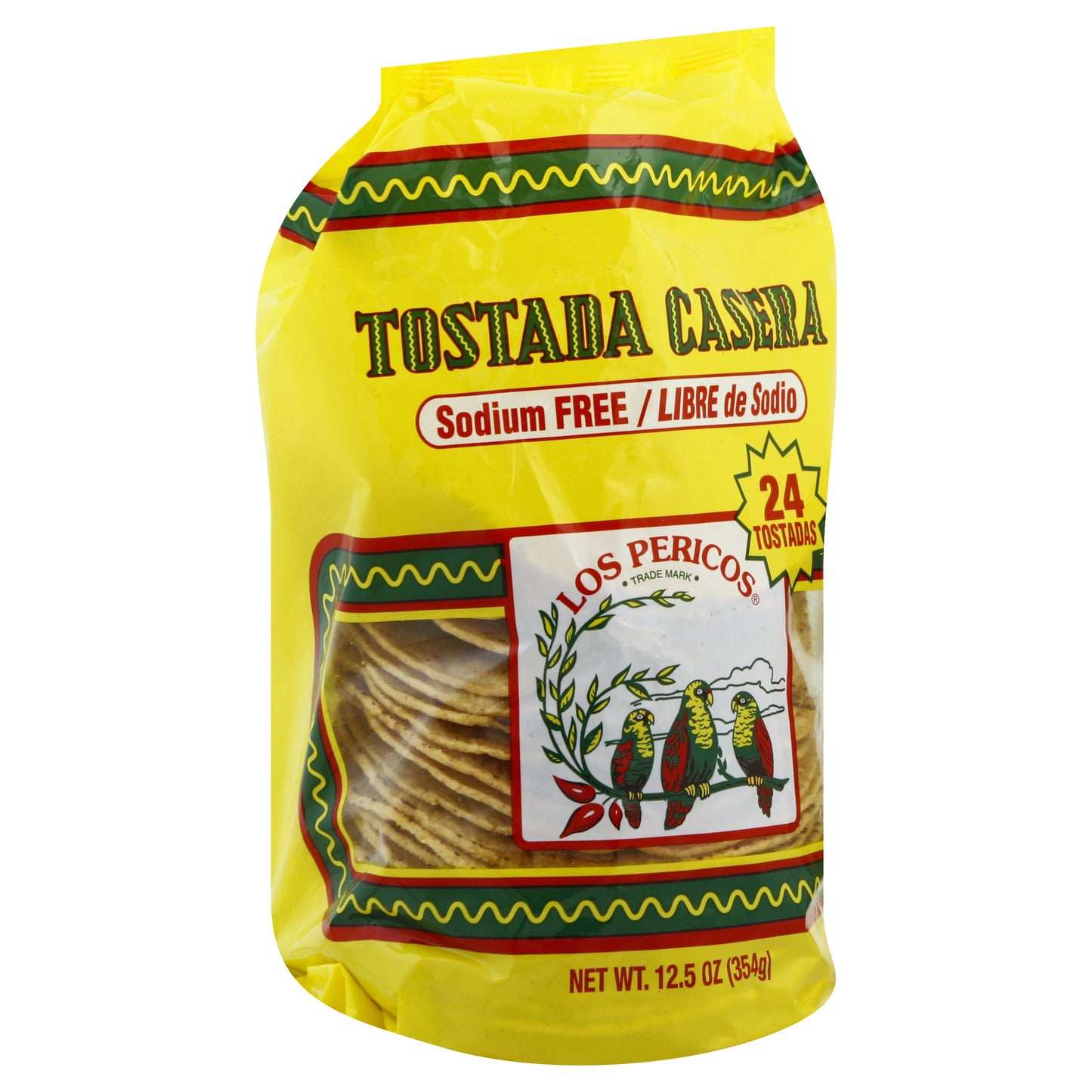 Los Pericos Tostadas 24 ea - Sodium Square