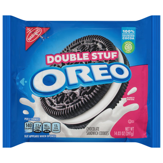 Galletas Oreo Double Stuf Chocolate Sandwich de 400 g