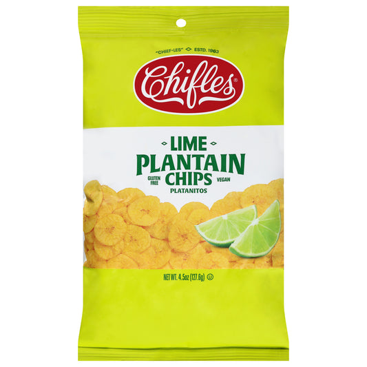 Chips de plátano Chifles sabor lima de 128 g