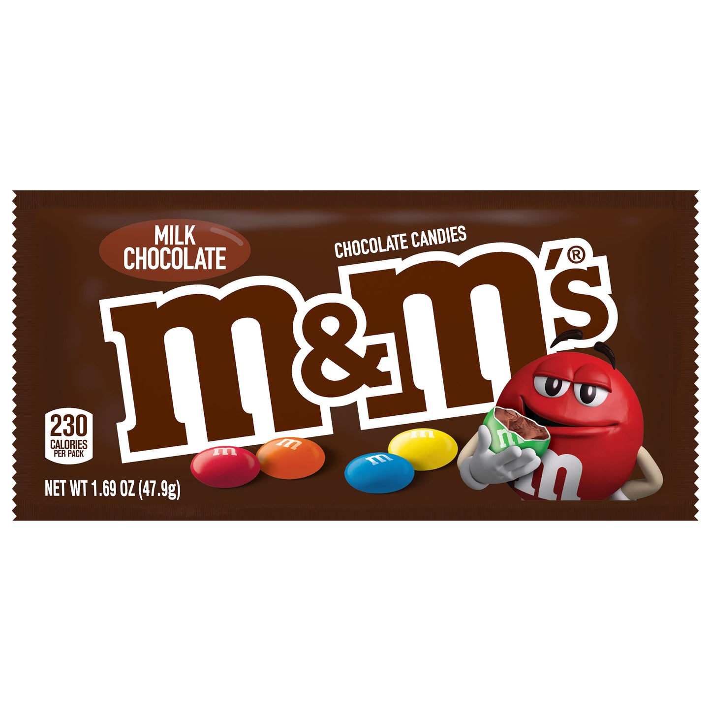 Bolsa de 48 g (1,69 oz) de caramelos de chocolate con leche M&amp;M's