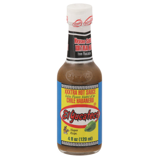 El Yucateco Xxxtra Chile Habanero Hot Sauce 4 fl oz